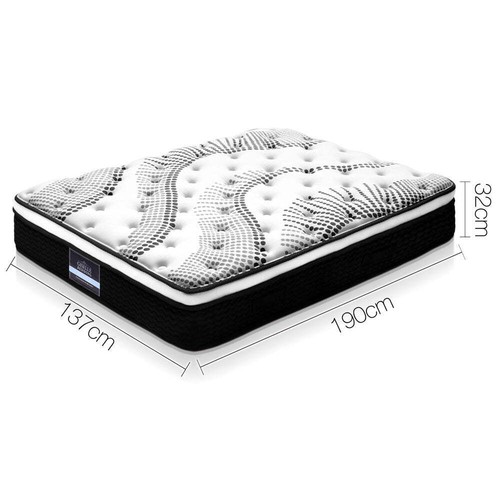 Giselle Bedding 32cm Mattress Euro Top Double - Picture 2 of 8