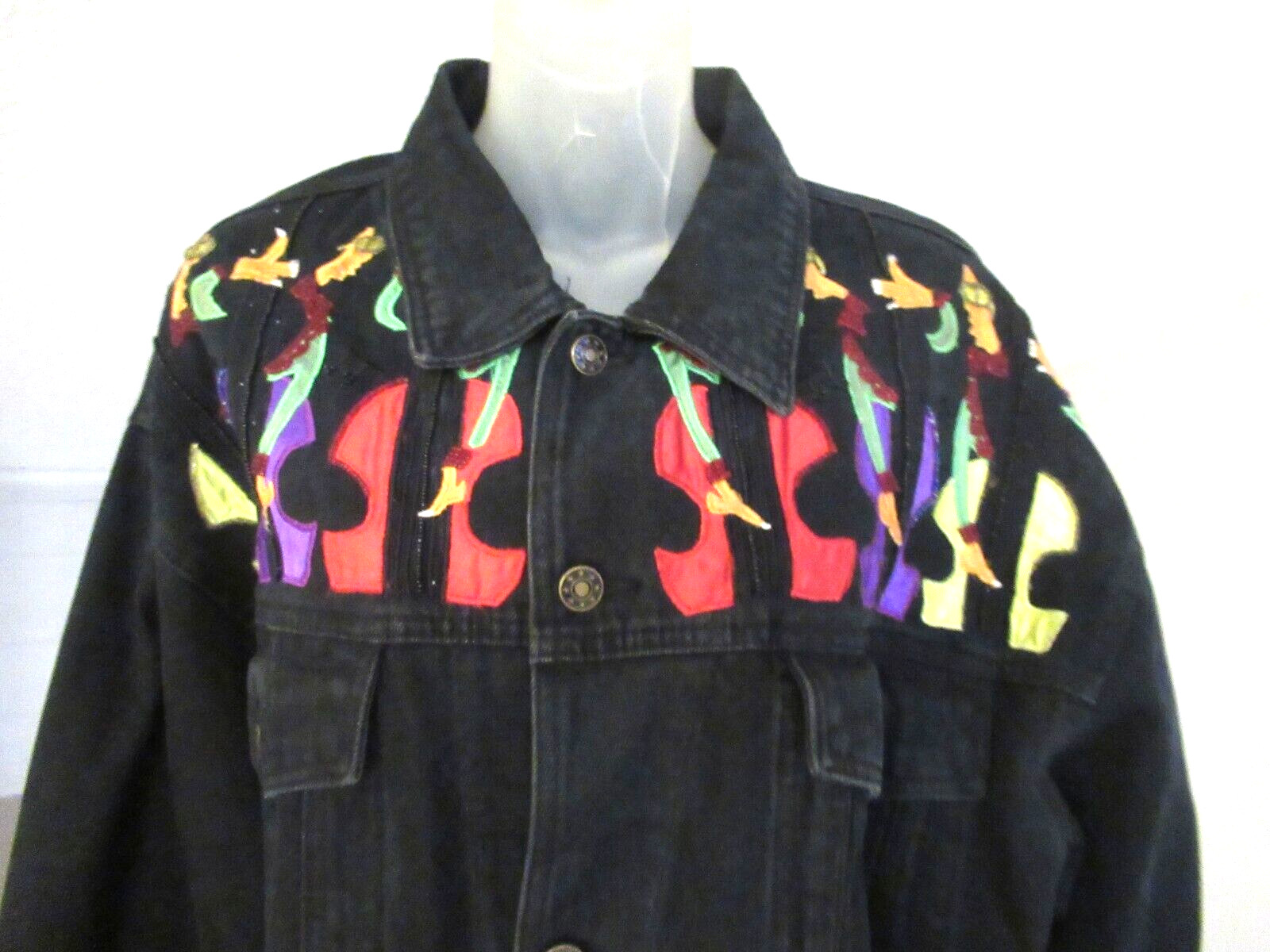 CEDARS Vintage Satin patchwork bead embellished D… - image 2