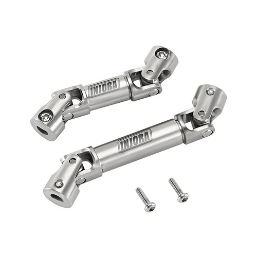 INJORA Stainless Steel Drive Shafts for 1/24 RC Crawler FMS FCX24M Upgrade - Picture 10 of 12