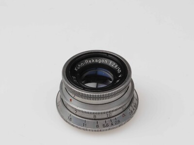 Kühn Rekagon 50mm f2.8 V Will Wetzlar Objektiv lens 97671 RARE