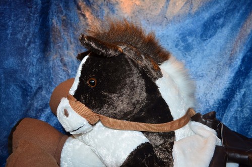 VTG Horse Pony Rider Plush Riding Costume 12-18mos Kid Halloween Preschool play - Picture 10 of 23