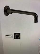 Gessi Inciso Bathroom Faucet Spout 58101-299 MATTE BLACK
