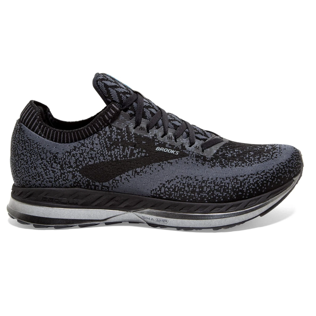Brooks Mens Bedlam 2 Running Shoe - Ebony/Black/Grey - D - 11 Brooks Bedlam Grey Black for sale | eBay main image 3