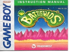 BATTLETOADS  Manual / Instruction Booklet ONLY Nintendo Game Boy