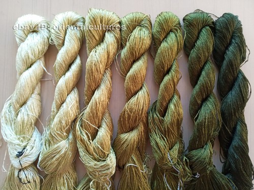 7bundles 100%natural mulberry silk,hand-dyed su embroidery silk floss/threads - Picture 10 of 12