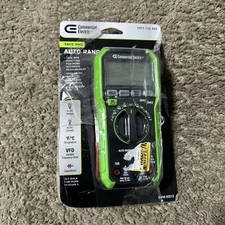 Commercial Electric 600V True RMS Auto Ranging Digital Multimeter W/ Temp