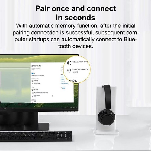 USB Bluetooth-Compatible 5.3 Adapter Support Windows 11/10/8.1 Music Adapter