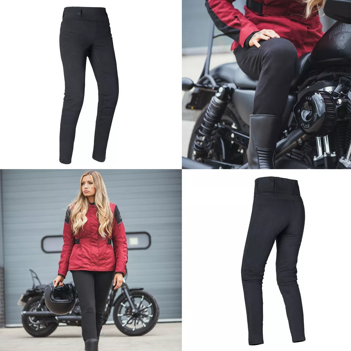 Oxford Super 2.0 Ladies Motorcycle Motorbike Women Leggings Aramid Black