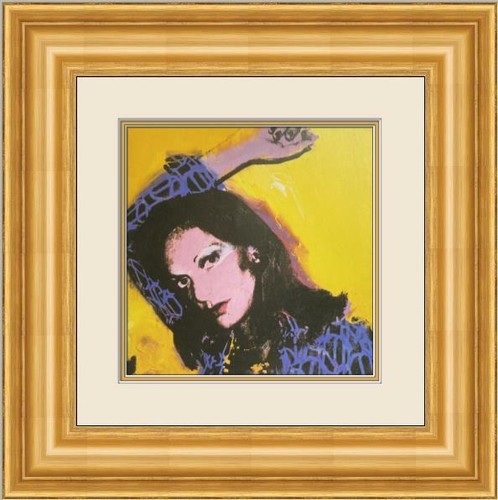 Andy Warhol POP ART - Diane von Furstenberg, 1974 Custom Framed Print - 第 1/2 張圖片