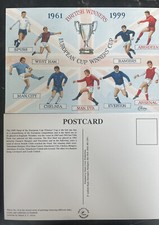 British Winners European Cup Winners Cup Unused Postcard