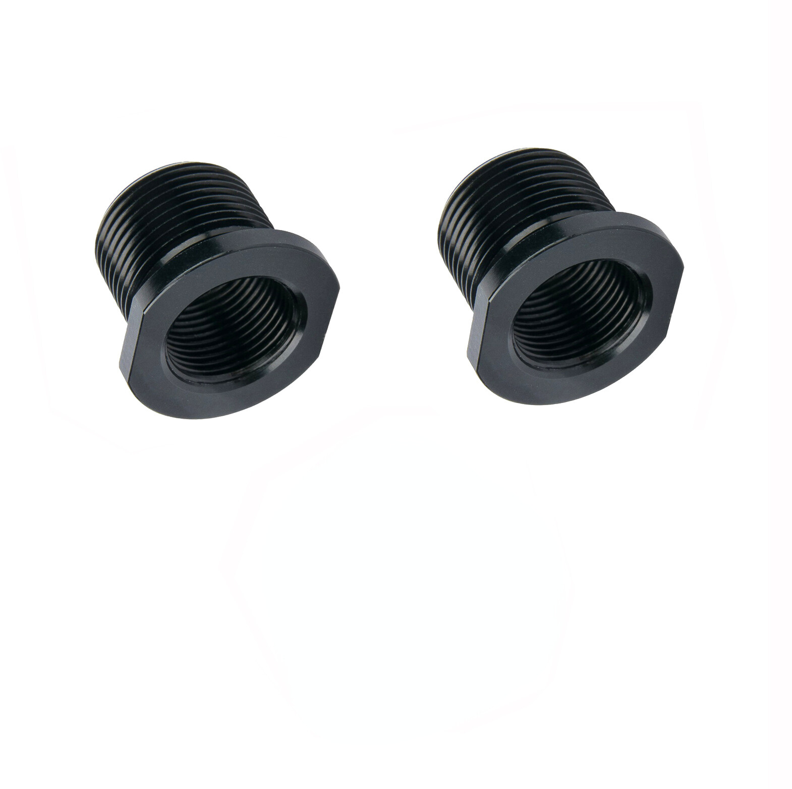 2X 1/228 ID to 5/824 OD Thread Protector Aluminum Fuel Filter Adapter