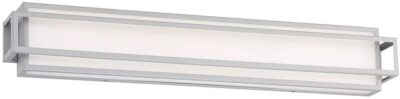 NiB WAC Lighting 30in LED Bathroom Vanity Light Fixture Titanium 3000K FLE42