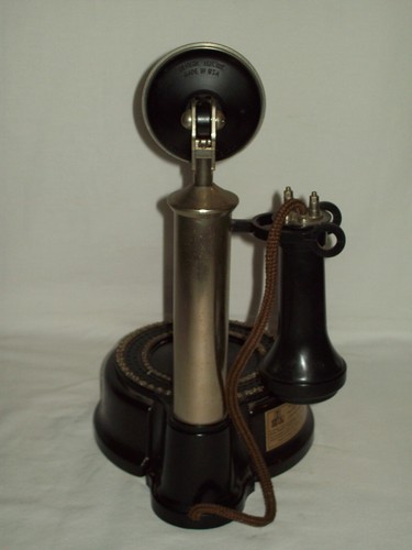 Vintage Jim Beam Candlestick Phone Liquor Decanter "Empty Sorry" Displays Well - Picture 6 of 12