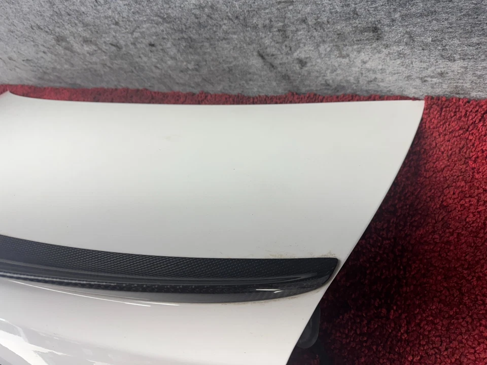 BMW F22 F87 REAR TRUNK LID W/ CAMERA ASSEMBLY MINERAL WHITE METALLIC OEM 99K - Image 3 of 4