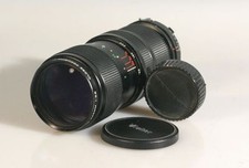 75-205MM F3.8 MINOLTA MD LENS (CLOSE FOCUSING) W/ FRONT AND REAR CAPS