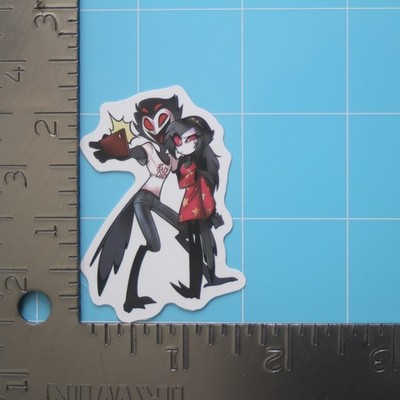 Helluva Boss Sticker (STOLAS & OCTAVIA) VivziePop Cartoon, Matte PVC Decal