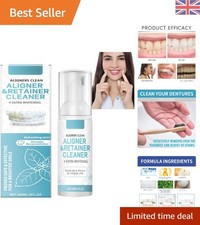60ml Aligner Cleaner Foam - Effortless Cleaning for Clear Aligners & Dentures