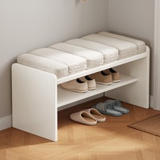 Home shoe changing stool, cushioned shoe rack, living room, bedroom, corridor