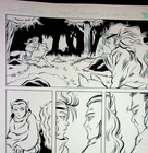 Elfquest Blood of Ten Chiefs #17 Delfin Barral Hand-Drawn Interior Comic Book Pg — photo 2