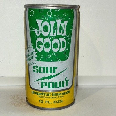 1970's Jolly Good Sour Pow'r Soda can
