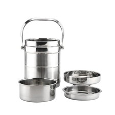  Tragbare kreative Brotdose Vakuum Edelstahl Doppelschichten Isolierung