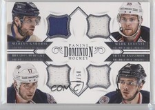2013 Dominion Quad Jerseys 40/50 Marian Gaborik Mark Letestu Artem Anisimov o8n