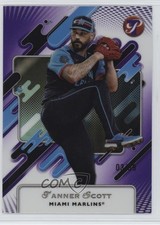 2025 Topps Pristine Purple Refractor 3/99 Tanner Scott #277 0xr1