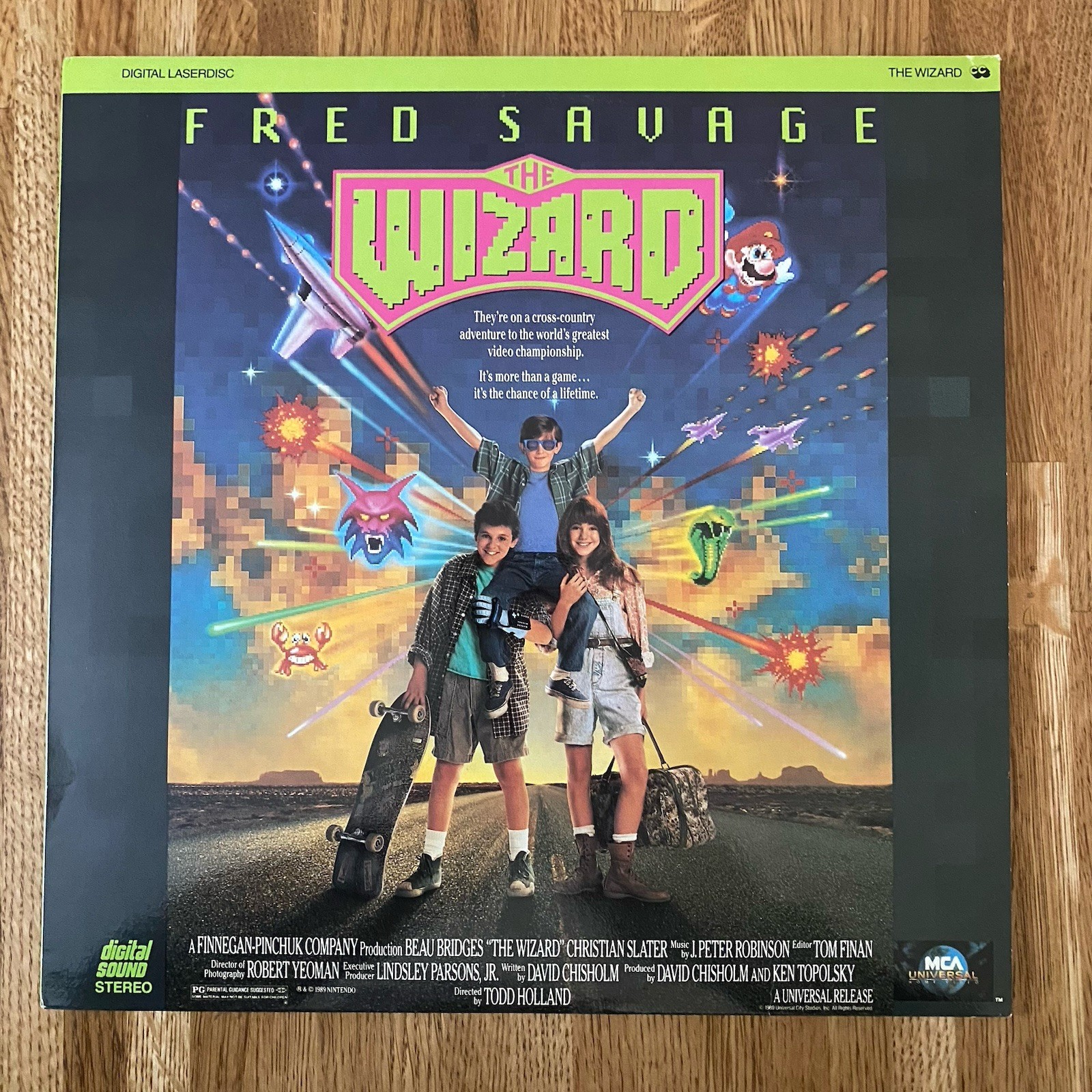 The Wizard Laserdisc Fred Savage RARE Nintendo Clean Ex Cover
