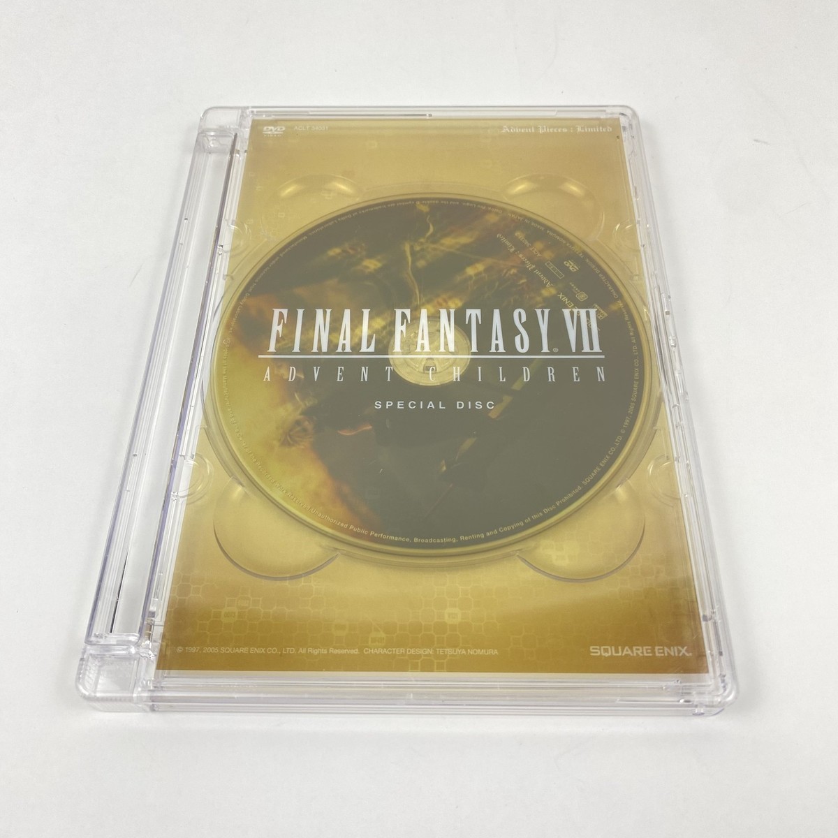 FINAL FANTASY VII 7 International Adbent Pieces Limited PS1