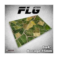 FLG Frontline Gaming Mats 6x4' Bocage Terrain European Farm Fields Neoprene
