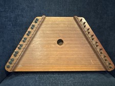 Vintage Perepelochka Lap Harp Zither 15-String Music Maker 14.5