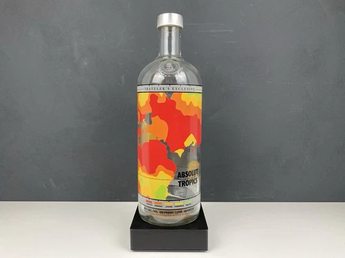 [leer] Absolut Vodka Tropics 1L Limited Edition Flasche