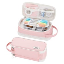 Girls Teens Kids Big Pencil Case Zipper Pouch Handle Organizer Aesthetic Bag
