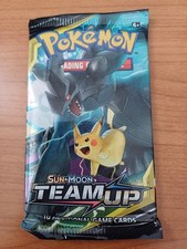 Pokemon Sun & Moon Team Up Booster Pack - Pikachu and Zekrom - Factory Sealed