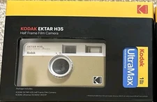 Kodak Ektar H35 Half Frame Film Camera with Ultramax ISO400/24 Film (Sand) | NEW