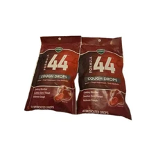 Vicks Formula 44 Cough Drops Cherry Menthol 2 Pack 100 Drops Total Sore Throat 