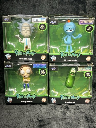 New Rick and Morty Metalfigs “Rick, Morty, Mr Meeseeks and Pickle Rick”2025