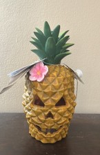 New Pineapple Halloween Summer seen Jackolantern Led Light Up 12  Tall