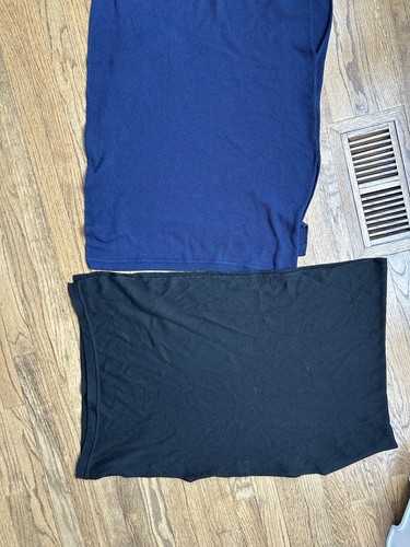 We Are Amma Knit Cocoon Nursing Cover Black & Blue (Two)