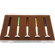 5PCS Metal Watch Dip Oilers Needle Oil Lubricant Pin Pen Pocketwatch Repair Tool