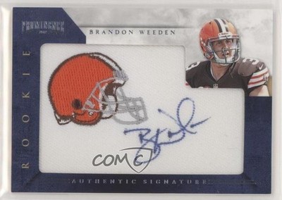 2012 Prominence Signature 43/90 Brandon Weeden RPA Rookie Patch Auto RC 03xg
