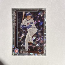 Topps 2025 Update Series Matt Shaw Diamanté Rookie Cubs Baseball Card #US200