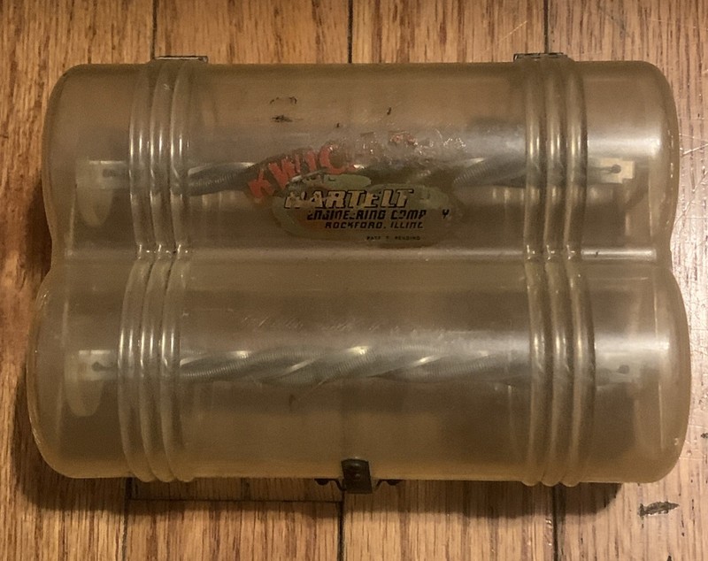 Vintage Bartelt Engineering Co. Rockford Illinois Fly Fishing Box See Photos