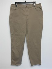 Gloria Vanderbilt Amanda Jeans Women  s 18 Beige