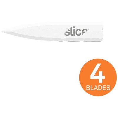 4er Multipack Slice 10532 Keramische Ersatzklingen, Mehrzweckklinge, dolchförmig