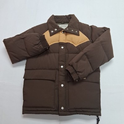 VTG NWT 80s Unisex  Academy Broadway Goose Down Puffer Dual Color Coat Size XXS