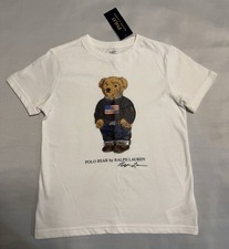 Polo Ralph Lauren Boys Polo Bear Cotton Jersey Tee. Size - 7