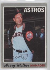 1970 Topps Harry Walker #32 0l2