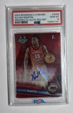 BOWMAN CHROME PROSPECTS AUTOGRAPHS #AMA ALIJAH MARTIN PROSPECTS AUTO-RED /5