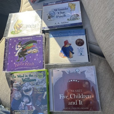6 x childrens cd audio books bundle - incl Winnie the Pooh , Paddington bear , 